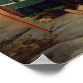 Ein Mönch hilft einem Pilger Poster (Ecke)