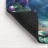 Ein mondbeleuchteter Schmetterling Mousepad (Ecke)