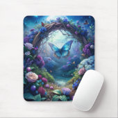 Ein mondbeleuchteter Schmetterling Mousepad (Mit Mouse)