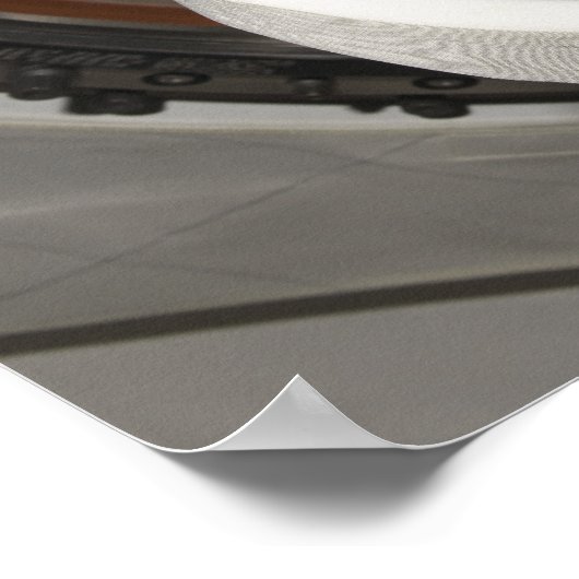 Ein Mondgestein Poster (Ecke)