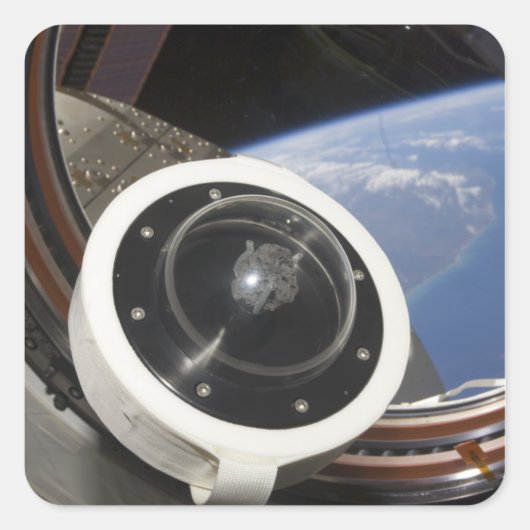 Ein Mondgestein Quadratischer Aufkleber (Vorderseite)