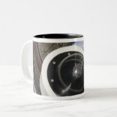 Ein Mondgestein Zweifarbige Tasse (Vorderseite Links)