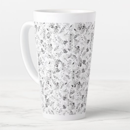Ein monochromatisches Design, das eine Vielzahl vo Milchtasse (Linke Ecke)