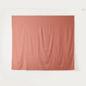 Ein monochromes dunkles oranges kleines geometrisc wandteppich (Vorderseite (Horizontal))
