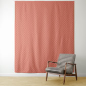 Ein monochromes dunkles oranges kleines geometrisc wandteppich (Beispiel)