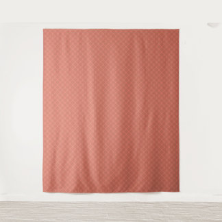 Ein monochromes dunkles oranges kleines geometrisc wandteppich