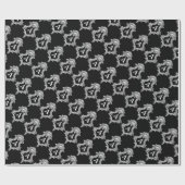 Ein Monogramm-Anfangspapier Geschenkpapier (Flach)