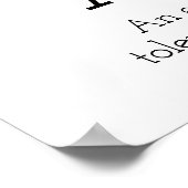 Ein Monogramm-Dreieck mit dem Namen Azalea Poster (Ecke)