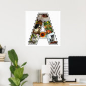 Ein Monogramm erstellen Sie Ihre eigene 6 benutzer Poster (Heimbüro)