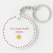 Ein Monogramm-Schlüsselanhänger - Aura Edition Schlüsselanhänger (Rückseite)