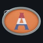 Ein Monogramm überlagert sich auf der NLD-Flagge a Ovale Gürtelschnalle<br><div class="desc">Ein Monogramm überlagerte auf der niederländischen Flagge auf orange Gürtelschnalle Design © Trinkets and Things 2022 - AHP Design. Alle Rechte vorbehalten.</div>