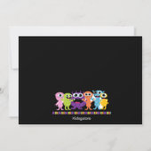 Ein Monster-Bash-Kindergeburtstag Einladung (Rückseite)