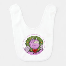 Ein Monster Christmas Miracle Baby Bib