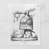 Ein Monster, die Schwäche der Drolatiques de Panta Postkarte (Vorderseite)