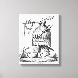 Ein Monster, 'Les Songes Drolatiques de Leinwanddruck