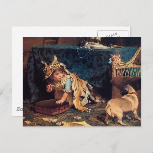 Ein Monster Postkarte (Vorne/Hinten)