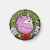 Ein Monster Weihnachts-Wundermagnet Magnet (Vorne)