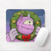 Ein Monster Weihnachts-Wundermäuse-Pad Mousepad (Mit Mouse)