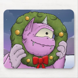 Ein Monster Weihnachts-Wundermäuse-Pad Mousepad