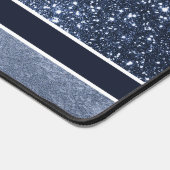 EIN MOODY BLAUE, BEARBEITBARES MONOGRAMM SCHREIBTISCHUNTERLAGE (Ecke)