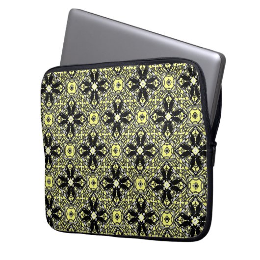 Ein Mord an Krähen am Kaleidoskop-Platz Laptopschutzhülle (Vorderseite Links)