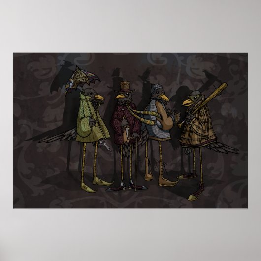 Ein Mord an Krähen Poster (Vorne)