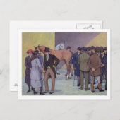 Ein Morgen am Tattersall (Öl auf der Leinwand) Postkarte (Vorne/Hinten)
