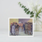 Ein Morgen am Tattersall (Öl auf der Leinwand) Postkarte (Stehend Vorderseite)