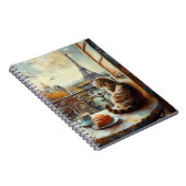 Ein Morgen in Paris | Ginger Cat im Café Notizblock (Rechte Seite)