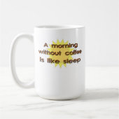 Ein Morgen ohne Kaffee ist wie ein schlafender, lu Kaffeetasse (Links)