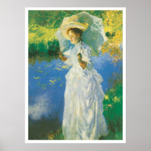 Ein Morgen-Weg, John Singer Sargent 1888 Poster