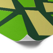 Ein Mosaik strukturierten Chaos Poster (Ecke)