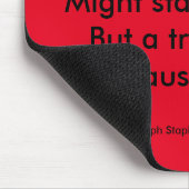 Ein motivierend Mann, der es versucht Mousepad (Ecke)