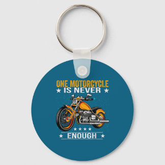 Ein Motorrad ist nie genug - Lustiger Biker-Spruch Schlüsselanhänger