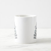 Ein Motorrad mit Retro-Look. Kaffeetasse (Mittel)