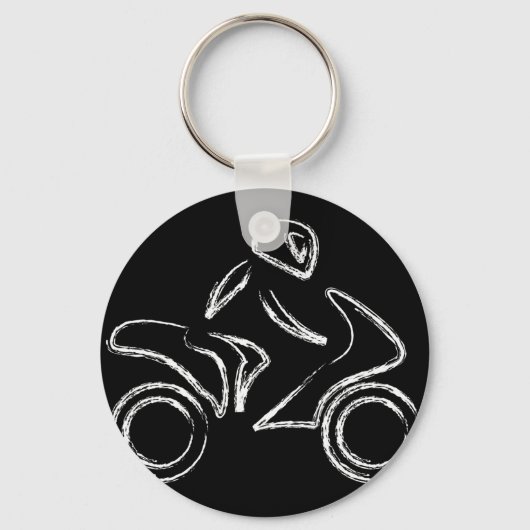 Ein Motorrad Schlüsselanhänger (Vorderseite)