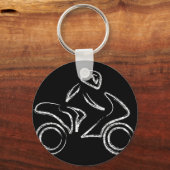 Ein Motorrad Schlüsselanhänger (Vorderseite)
