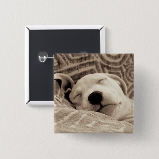 Ein müder Hund Button (Vorne & Hinten)