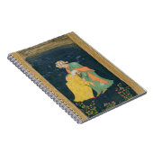 Ein Mulla, der unten zu einem Mann im iranischen Notizblock (Rechte Seite)