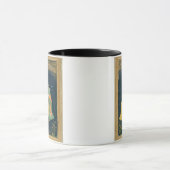 Ein Mulla, der unten zu einem Mann im iranischen Tasse (Zentrum)