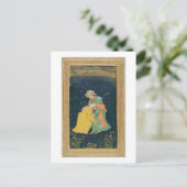 Ein Mullah beugt sich einem Mann im iranischen Kle Postkarte (Stehend Vorderseite)