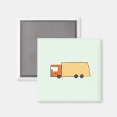 Ein Müllauto Magnet (Vorderseite/Rückseite)