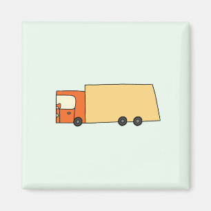 Ein Müllauto Magnet