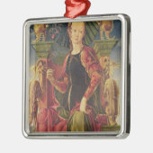 Ein Muse, c.1455-60 Silbernes Ornament (Links)