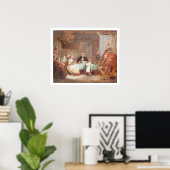 Ein musikalischer Abend (Öl auf Leinwand) 2 Poster (Heimbüro)