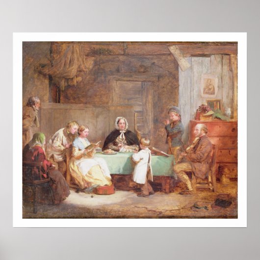 Ein musikalischer Abend (Öl auf Leinwand) 2 Poster (Vorne)