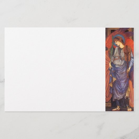 Ein musikalischer Engel Briefpapier (Vorderseite)