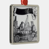 Ein musikalischer Wagen Ornament Aus Metall (Rechts)