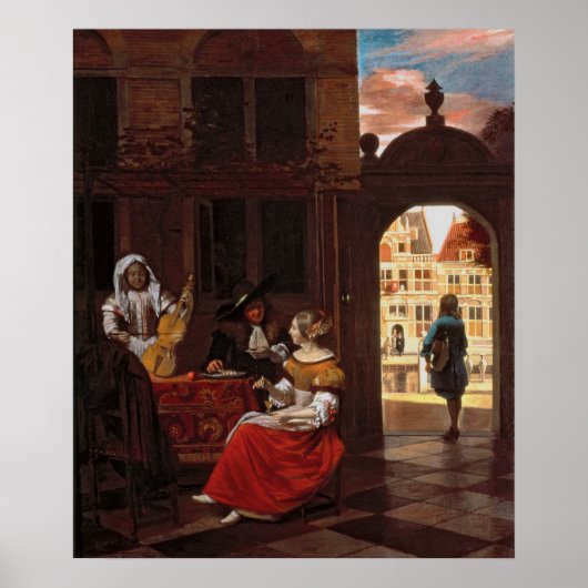 Ein musikalisches Party, 1677 Poster (Vorne)