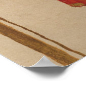 Ein Musiker aus "De Musica" von Boethius Poster (Ecke)